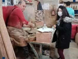 Visite ateliers de fabrication des articles en cuivre (2)